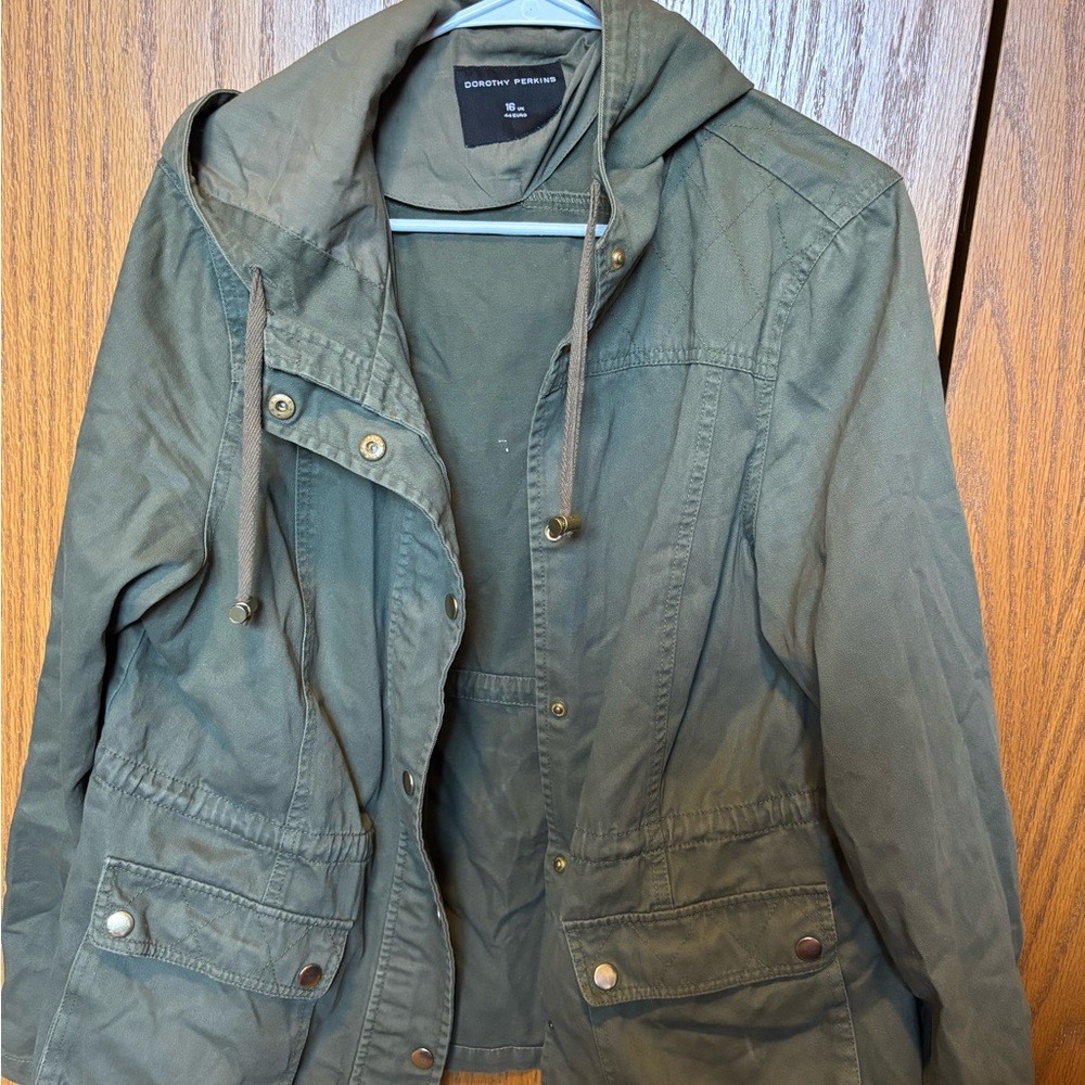 Dorothy Perkins Olive Utility Jacket